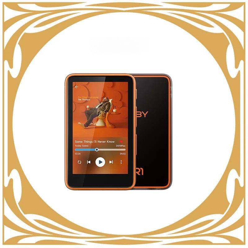 R1 Förlustfri musikspelare, Ren ljud-MP3, multimedia Walkman, Bärbar pekskärm, Bluetooth, WiFi Gåvor orange