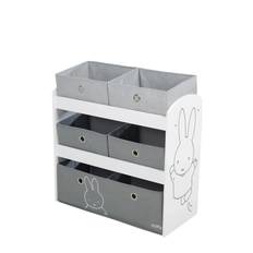 ROBA Wooden 'Miffy' Toy Shelf Multi/patterned