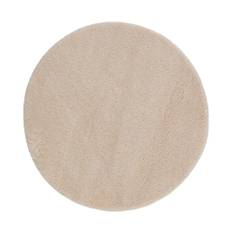 Plain Cream – Rund Badrumsmatta