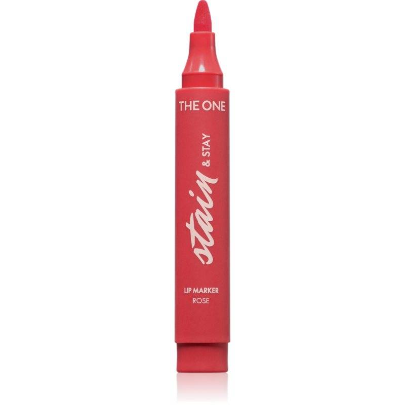 Oriflame The One Stain & Stay Langtidsholdbar læbestift i en filtpen Skygge Rose 2.5 g - 2.5 g