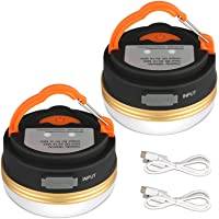 Yizhet LED campinglykta, USB uppladdningsbar campinglampa ficklampor och powerbank, campinglampa med magnetisk bas 3 lägen vattentät bärbar utomhus tältlampa för vandring fiske camping nödsituation