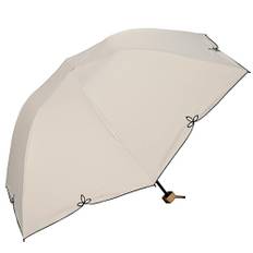 World Party Parasol Folding Umbrella Beige 55cm Umbrella Bag Included Blackout Bird Cage Wide Scallop Mini BE [2022] (Wpc.) Women's 801-656