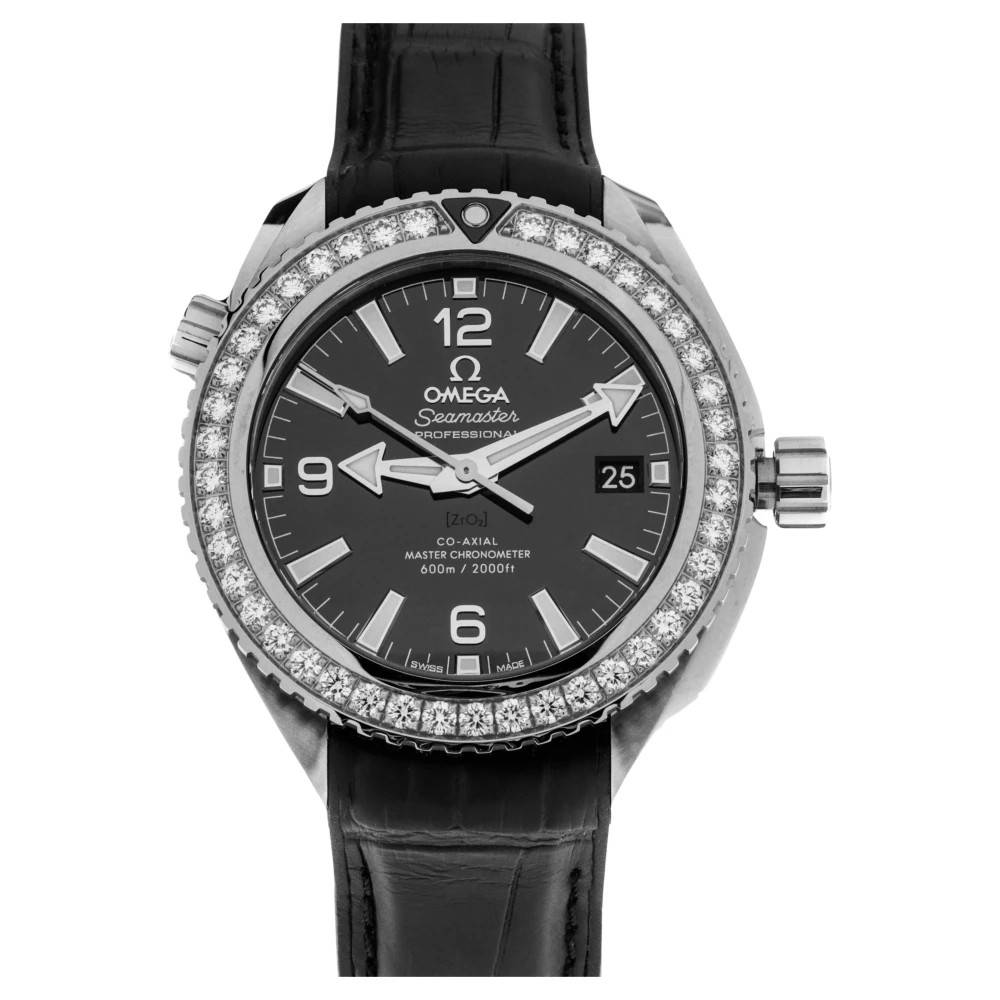 Omega - Seamaster Planet Ocean 600M 39-5 mm Accessoarer - Dam - ONE Size - Läder
