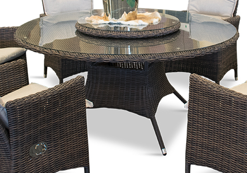 Comfort rundt hagebord 150 cm