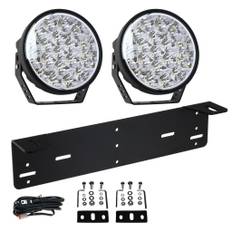 Extraljuspaket 210W (2x LED 7" Extraljus + hållare + reläsats)