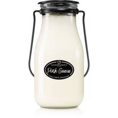 Milkhouse Candle Co. Creamery Pink Guava duftlys Milkbottle 396 g - 396 g