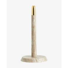 CHERRY køkkenrulleholder i marmor - h31 cm - brun