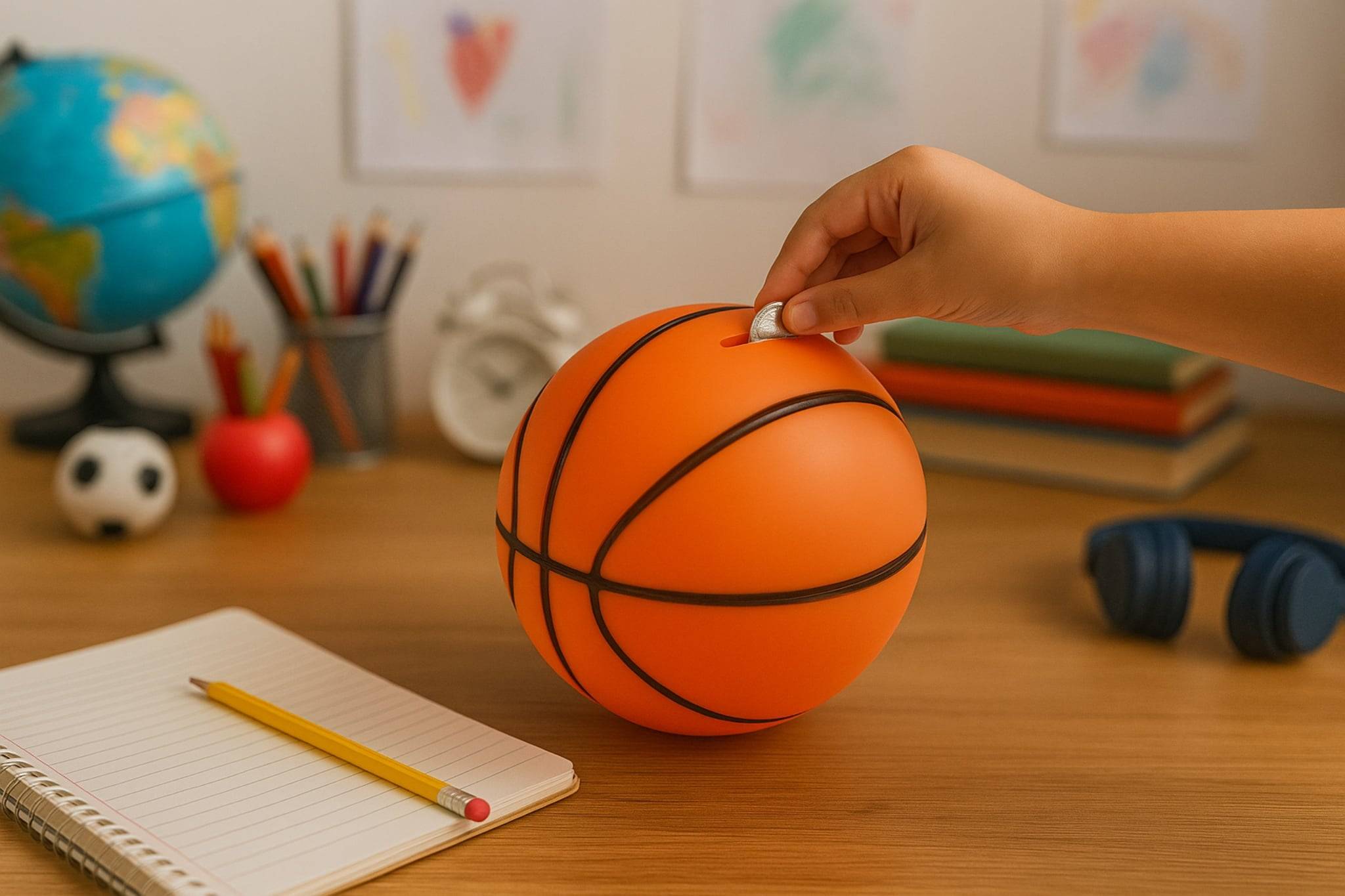 iTotal - Sparegris - Basketball - Klar til levering