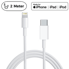 Original MFi USB C 3.1 til Lightning Kabel | iPhone/iPad - 2 Meter