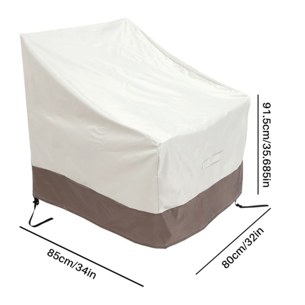 4-pak ekstra holdbart udendørs patio-stolbetræk 31x33x36 tommer