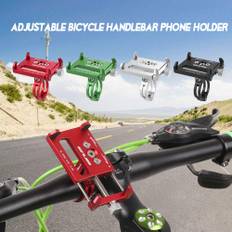 Mountian Bike Phone Mount Universal Justerbar Cykel Mobiltelefon GPS Mount Hållare Hållare Cradle grön