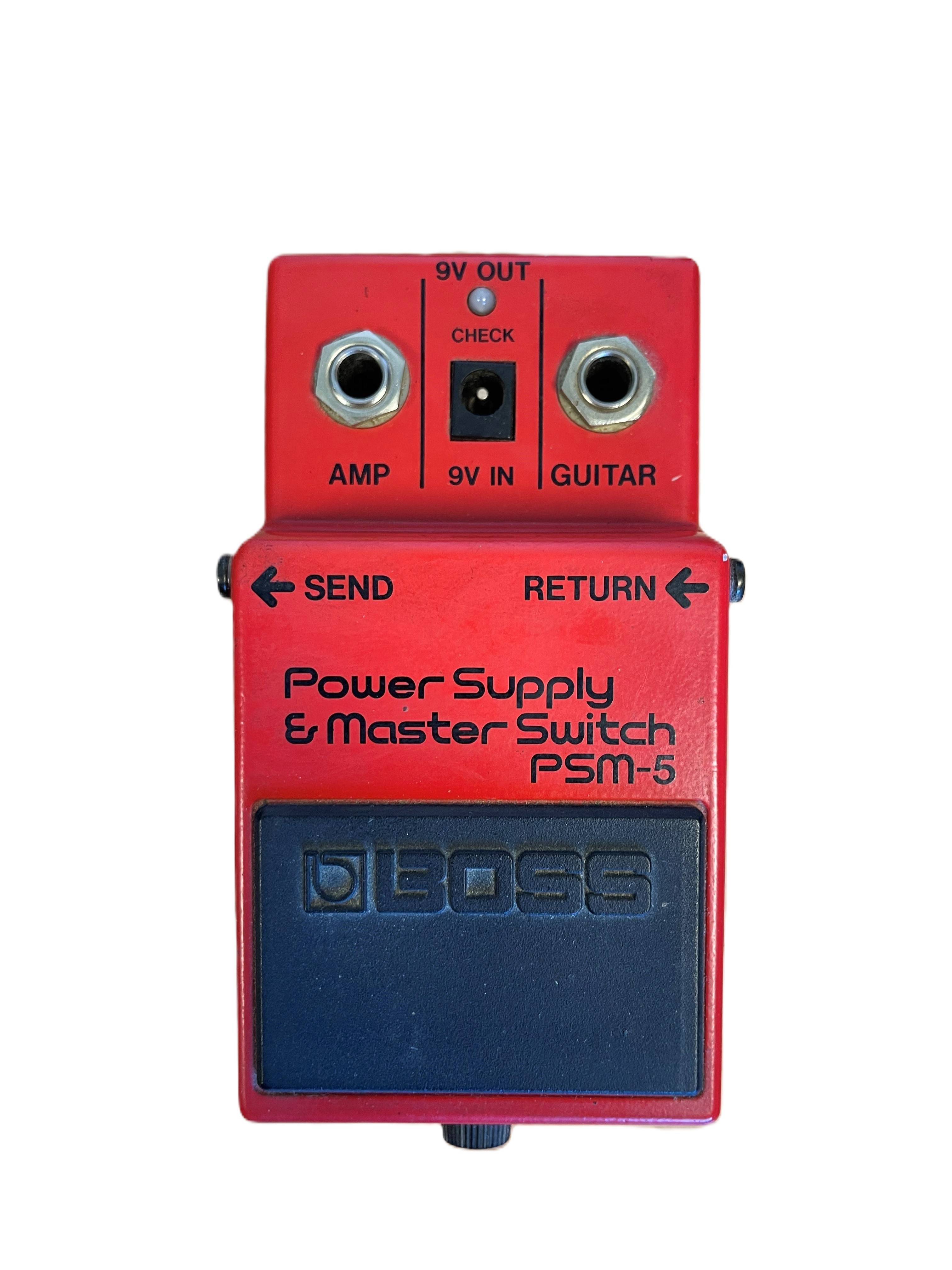 (BRUGT) BOSS Power Supply & Master Switch