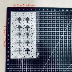 TEMU A Cutting Die In Golden Color, Flower-shaped, Suitable For Diy Decoration Or Manual Making Of Album Cutting Die.