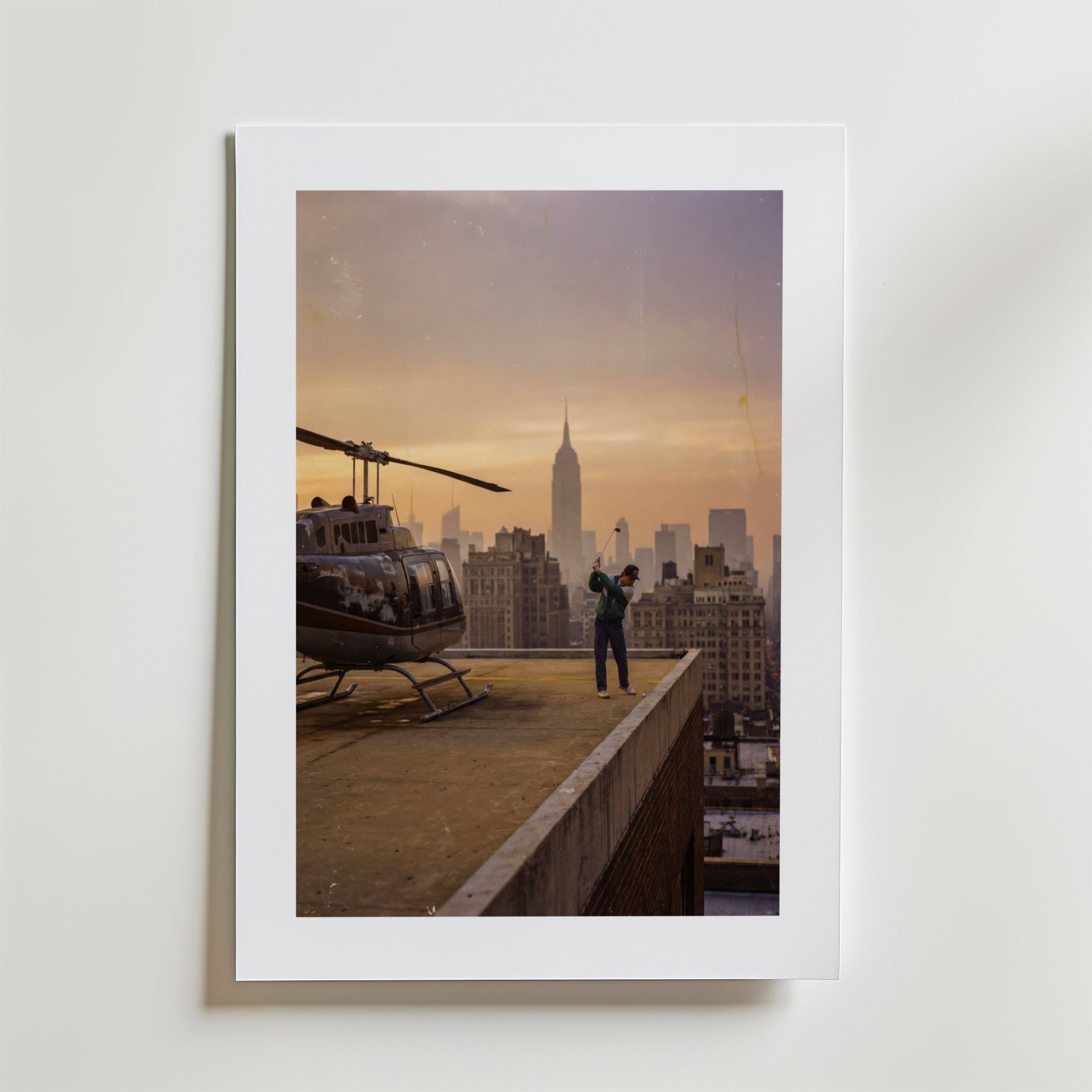 Skyline Elite Moment Poster - Fine Art Poster 13x18 cm Med passepartout