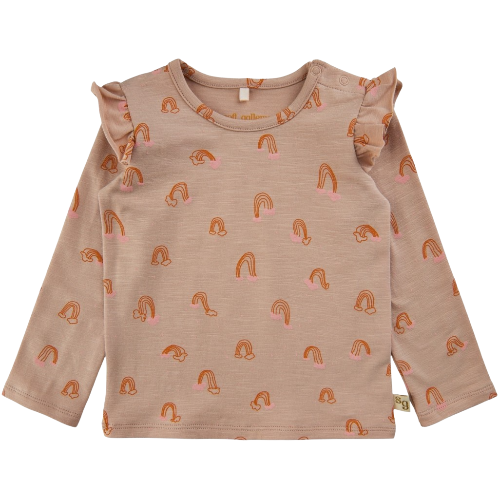 Soft Gallery Pige Bluse i økologisk bomuld - Cuban Sand - 3M