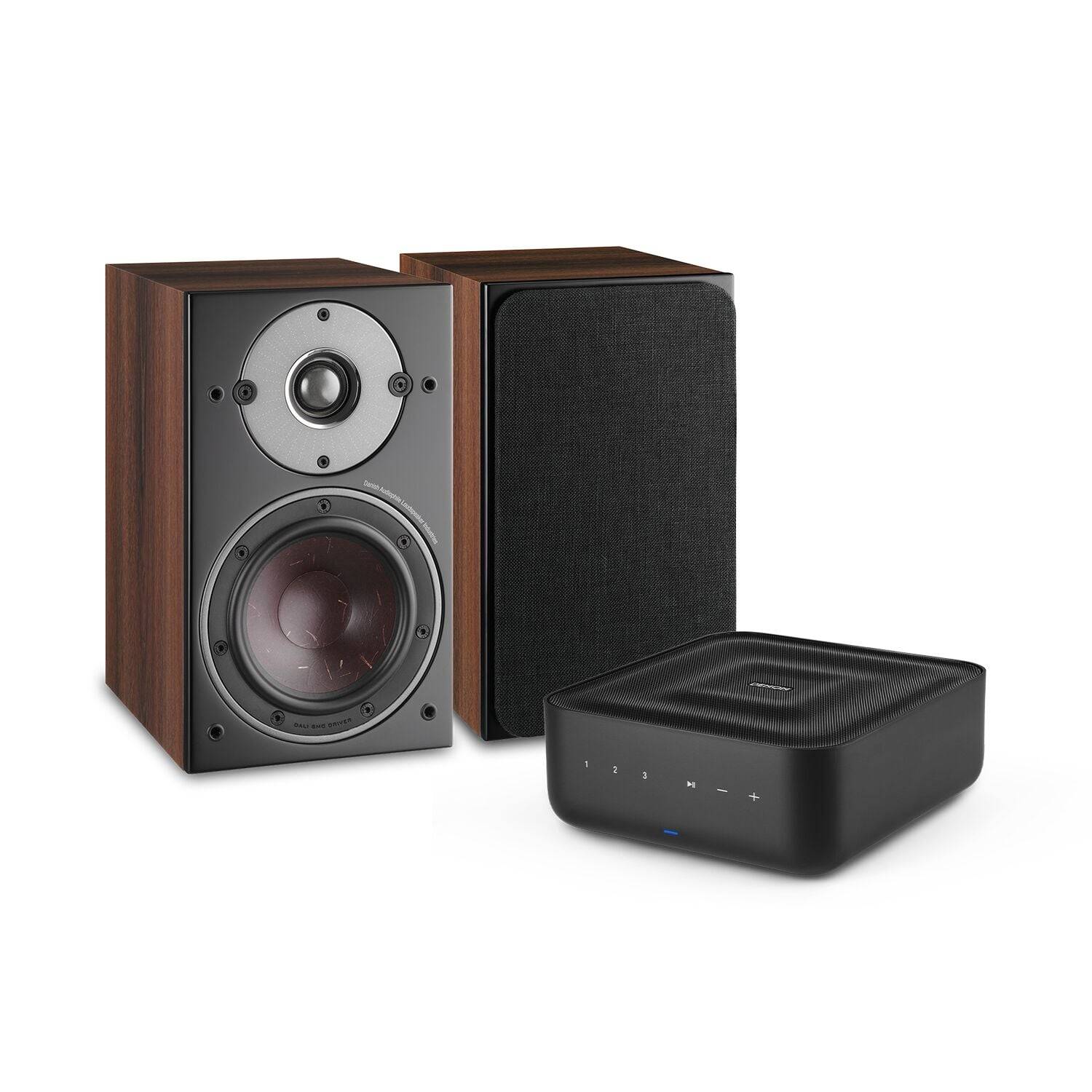 Denon Home Amp + Dali Oberon 1 Stereoanläggning till TV - 3 års medlemsgaranti