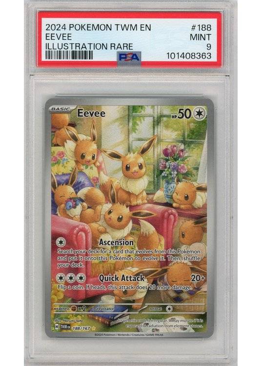Eevee - 188/167 - PSA 9.