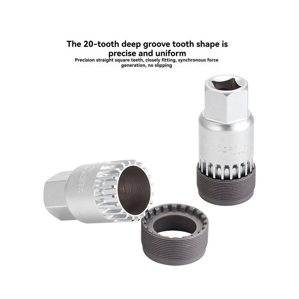 TOOPRE Bicycle Bottom Bracket Removal Tool Compatible with for /ISIS Bottom Bracket Tool 20-Tooth