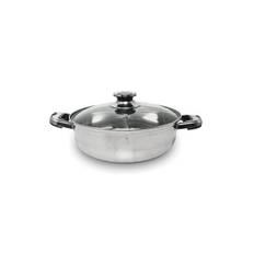 Ægte hot pot gryde med glaslåg 32 cm