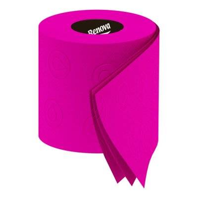 Rosa Toalettpapper, 1 rulle