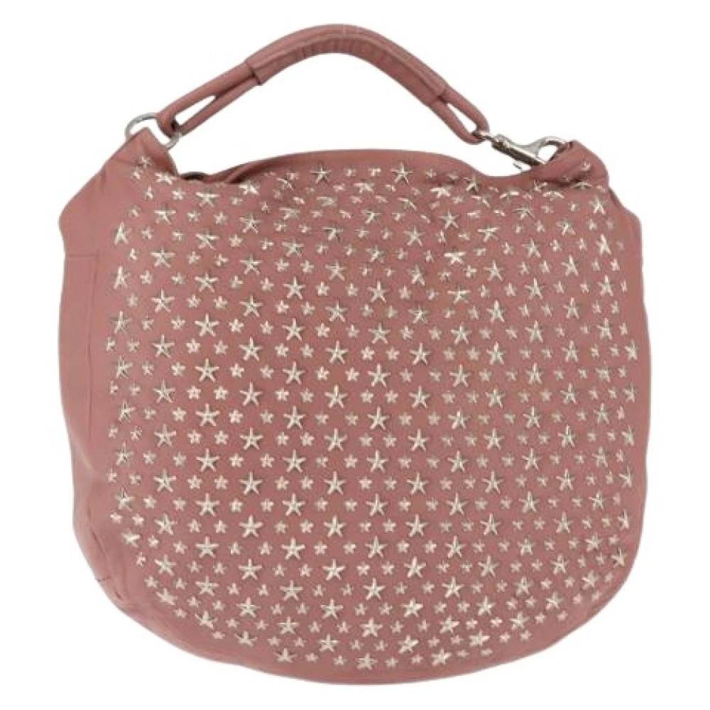 Jimmy Choo Pre-owned Pre-owned Læder Håndtaske - Vintage - Dame - Lyserød - ONE SIZE - Læder