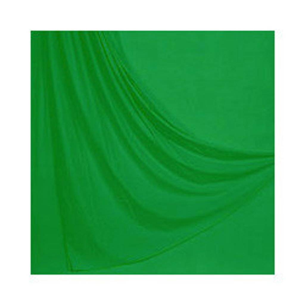 Greenscreenduk i bomull (1.8 x 2.8 meter)