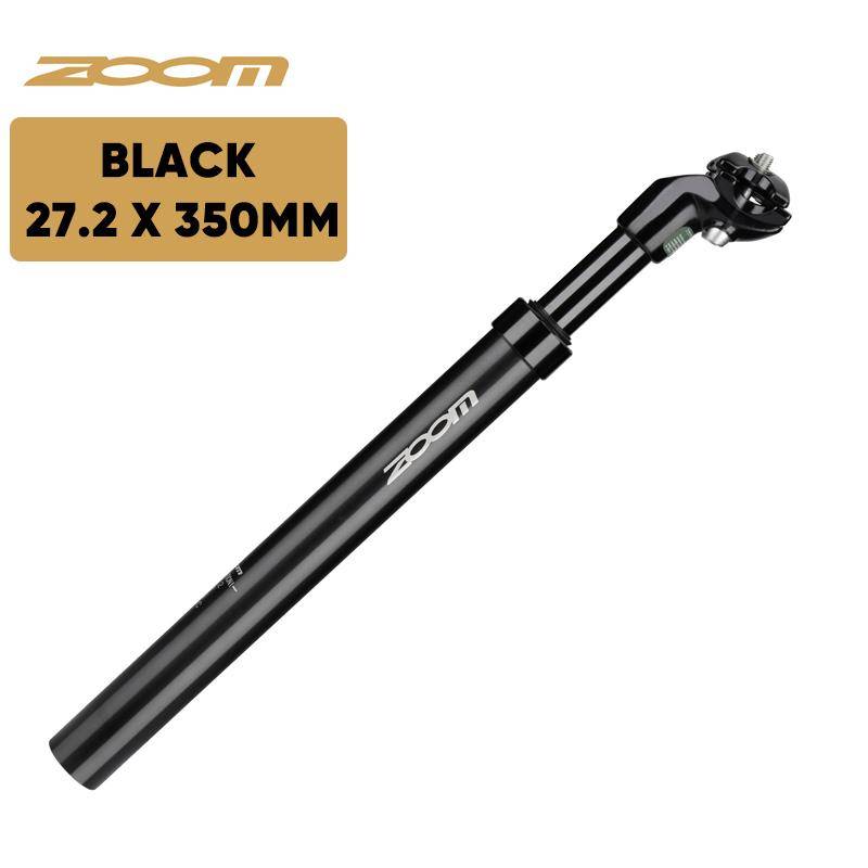 ZOOM Cykelsuspension Sadelstolpe 27.2/31.6/28.6/30.4/30.8/33.9mm MTB Fjädrad Sadelstolpe 350mm Stötdämpare Sadelstolpe Cykeldelar