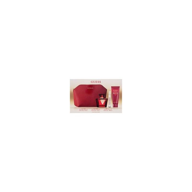 Guess Seductive Red Set regalo EDT 75 ml, Lozione corpo 100 ml, miniature EDT 15 ml and cosmetic bag 75ml