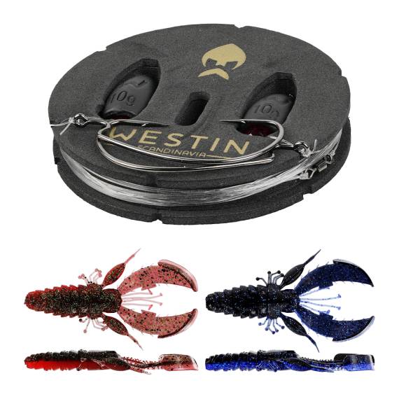 Westin Carolina Perch Rig Kit 14g #2 70cm 0,34mm 0,26mm - Clear Water Mix