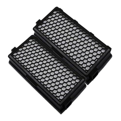 WuYan 2 st SF-AH50 aktivt AirClean-filter, kompatibel med Miele S4 S5 S6 S8 S4000 S5000 S6000 S8000-serien, dammsugarfilter för katt och hund kompakt C1, kompakt C2, komplett C3