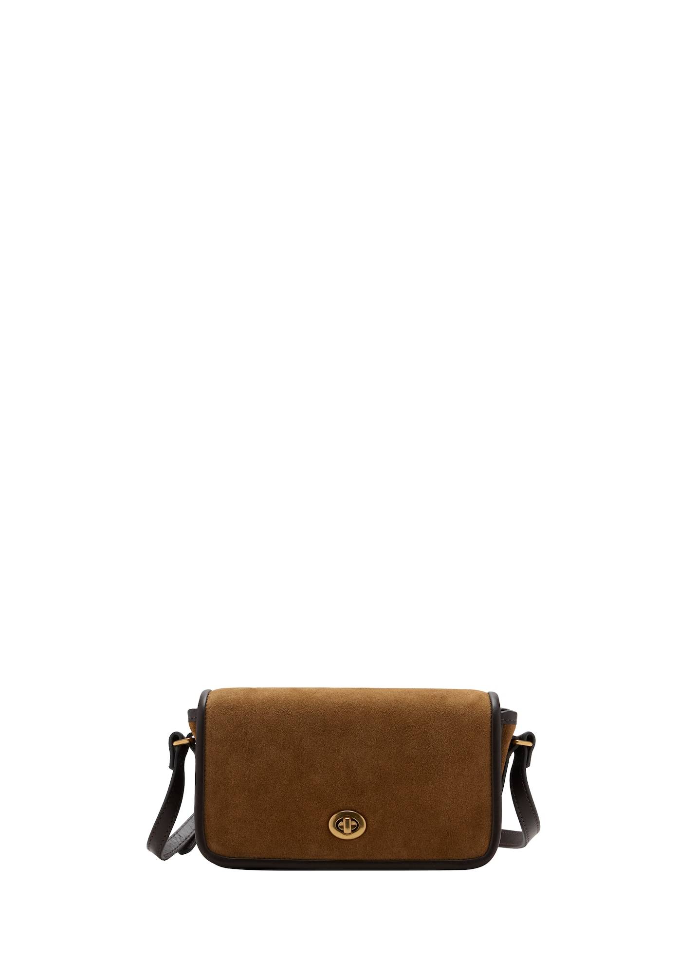MANGO Skuldertaske 'TERESA'  cognac