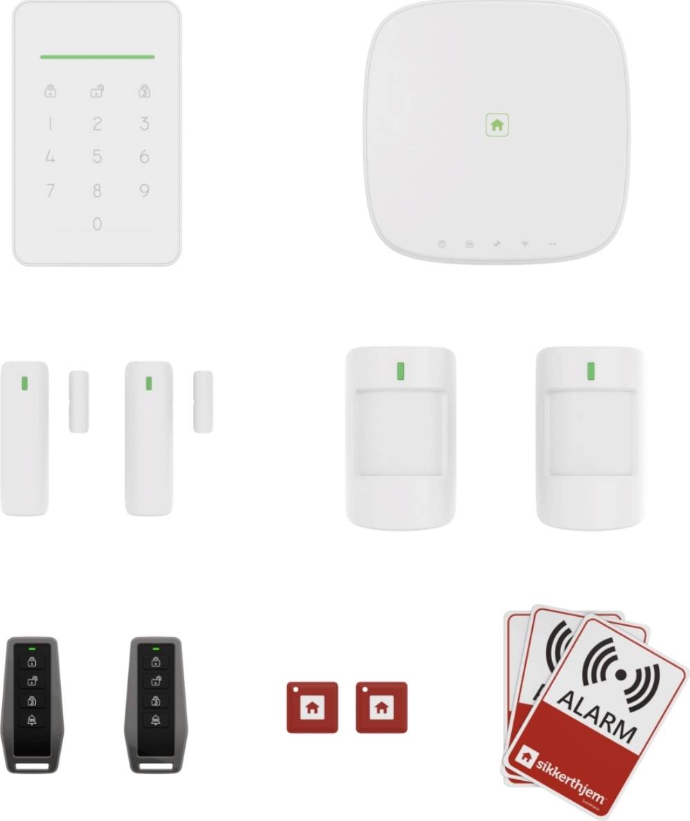 SikkertHjem S7Pro tyverialarm 2, villapakken