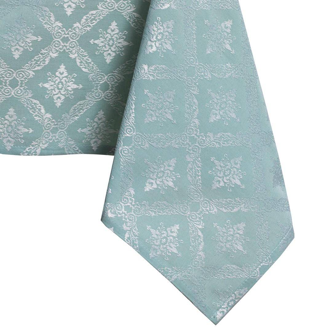 Dug i bomuld/polyester 140×300 mintgrøn - DecoKing Maya, klassisk trykt