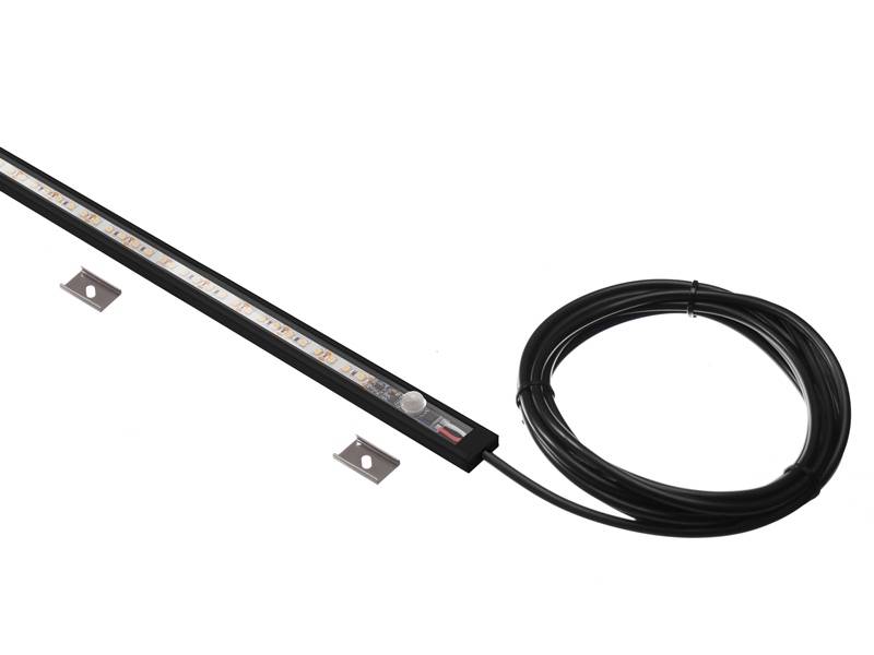 Matronics IP65 lysskinne med PIR sensor - Sort, 99cm