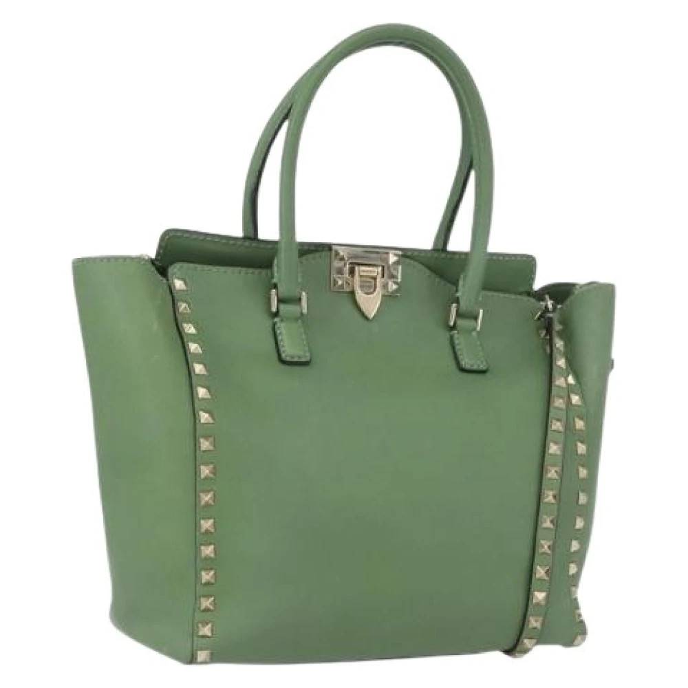 Valentino Vintage Pre-owned Vintage Håndtaske - Vintage - Dame - Grøn - ONE SIZE - Uld