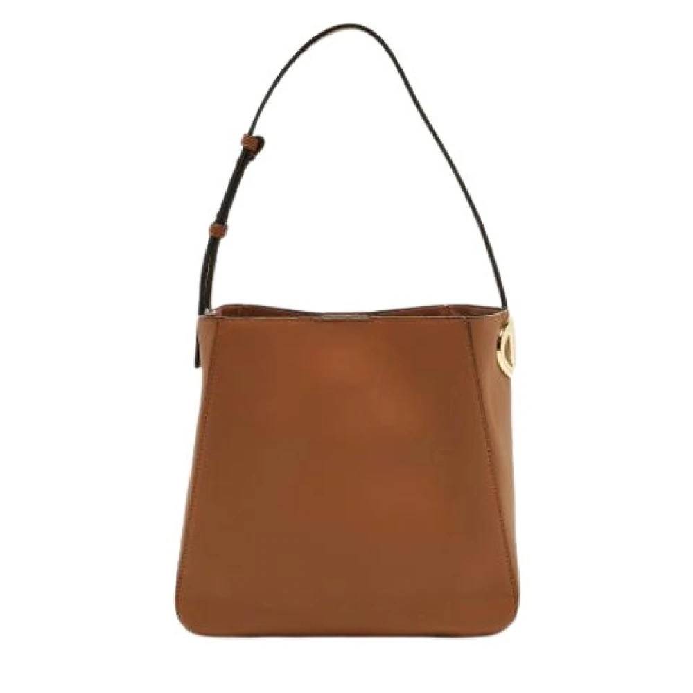 Valentino Vintage Pre-owned VLogo Bucket Bag - Vintage - Dame - Brun - ONE SIZE - Læder