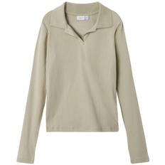 Name It Pikétröja - Rib - NkfDusa - Ren kashmir - Name It - 7-8 år (122-128) - Tröja