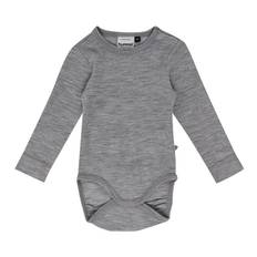 Hummel Body l/æ - HmlMini - Uld - Gråmeleret - Hummel - 62 - Body L/Æ