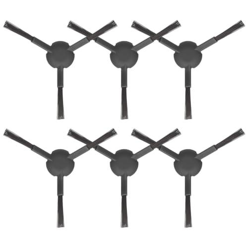 6 st sidoborstar ersättning för Dreame L40 Ultra AE/L10s Ultra Gen 2/L10s Pro Gen 2/L10s Ultra/L10s Pro/L10s Pro Ultra/L10s Plus/L10 Prime/D10 Plus/L20 Ultra/X30 Ultra/Mova E30 Ultra