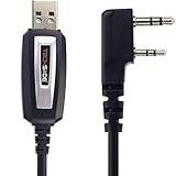 TechSide UltraFast USB-kabel för TechSide TI-F8+ Baofeng BF-888S/UV-5R, Radioddity, Retevis, Kennwood, Wouxun Walkie Talkie