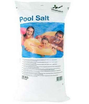 Pool salt 25 kg - til pool med saltvandssystem - PoolOasen.