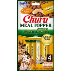 INABA Dog Meal Topper Chicken 4x14 g krämigt tillskott med kyckling till hundmat