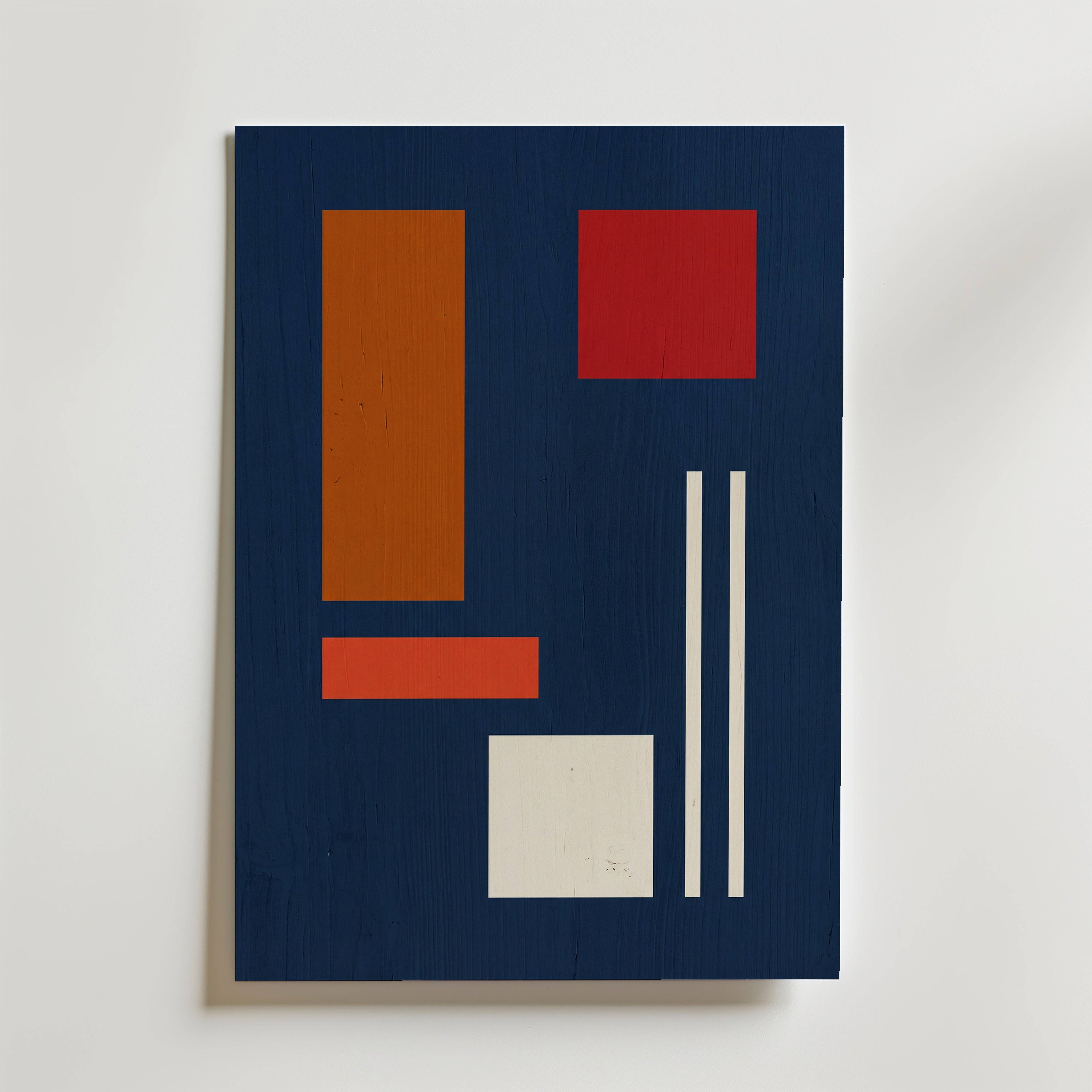 Bauhaus Balance - Fine Art Poster 40x50 cm