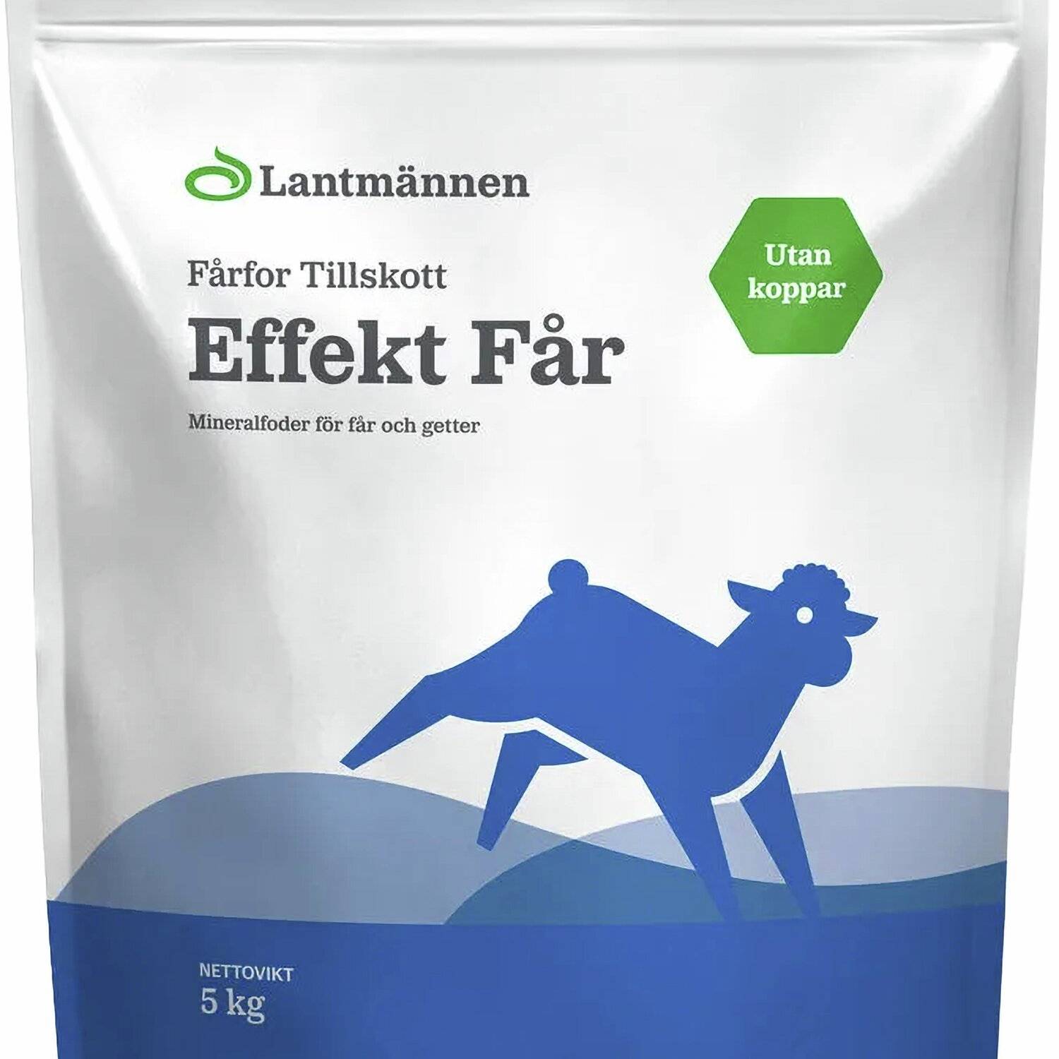 Fårmineral Lantmännen Effekt Får utan koppar 5kg