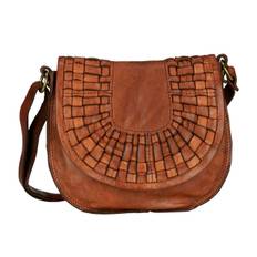 Campomaggi crossbody med flet (COGNAC (1502))