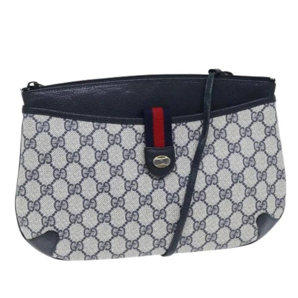 Gucci Vintage Pre-owned Plast gucci-tasker - Vintage - Dame - Blå - ONE SIZE - Tyl