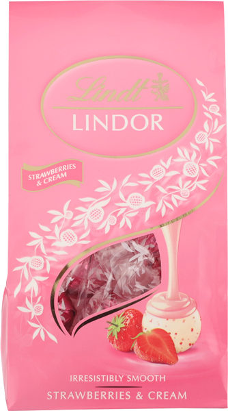 Lindt LINDOR - Strawberries & Cream
