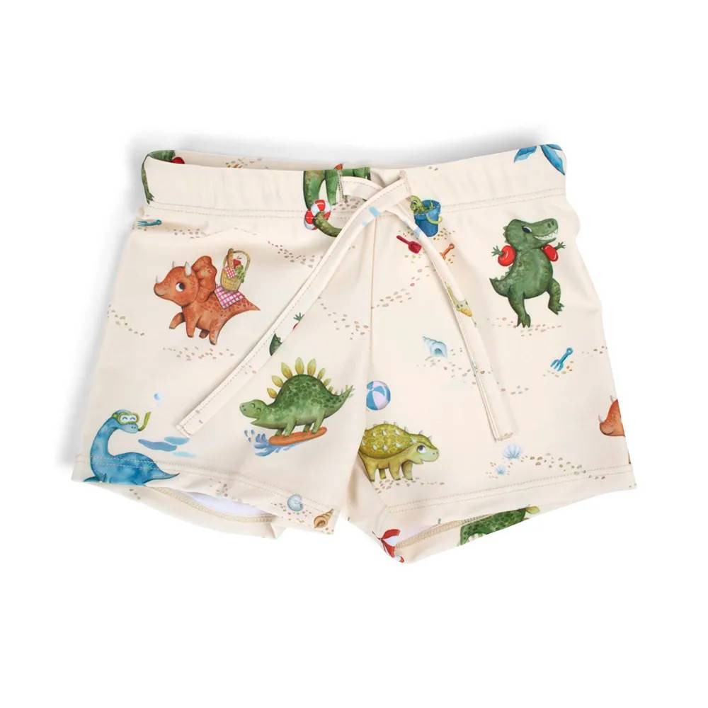 Filibabba Orla Badshorts 3-4 år - Dino Beach
