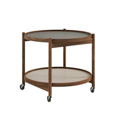Bølling Tray Table 60 cm - Oiled Walnut/Stone