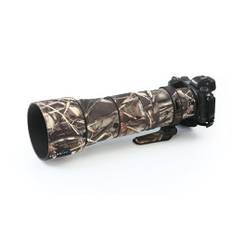 Rolanpro Kamouflagerock för Nikon Z 180–600 mm F/5,6–6,3 VR Skyddslins Skyddsfodral – Gräs Vattentät
